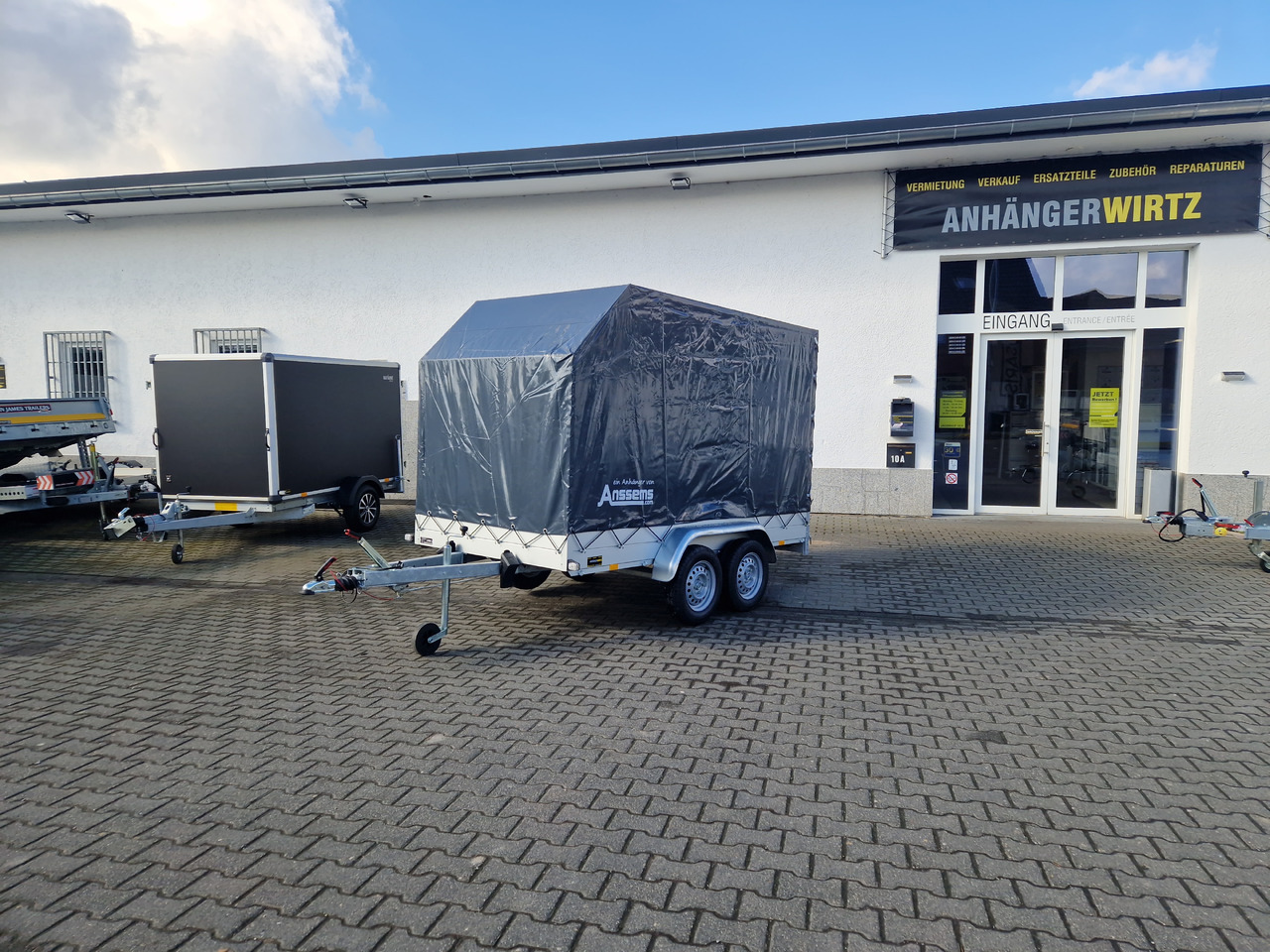 Aluliner Planen Anhänger GTT 2000 301x151x180cm Plane schräg (M) 2000kg März Aktion - Remolque con toldo: foto 3 Aluliner Planen Anhänger GTT 2000 301x151x180cm Plane schräg (M) 2000kg März Aktion - Remolque con toldo: foto 3