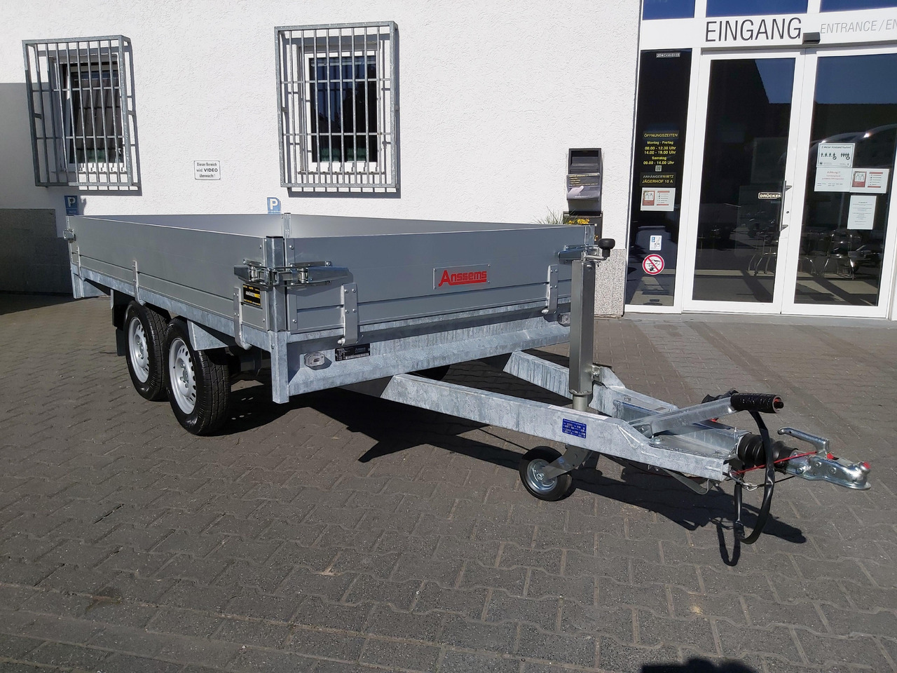 Anssems Hochlader PSX - S 2000 305x153x30cm (M) 2000kg - Remolque plataforma/ Caja abierta: foto 5 Anssems Hochlader PSX - S 2000 305x153x30cm (M) 2000kg - Remolque plataforma/ Caja abierta: foto 5