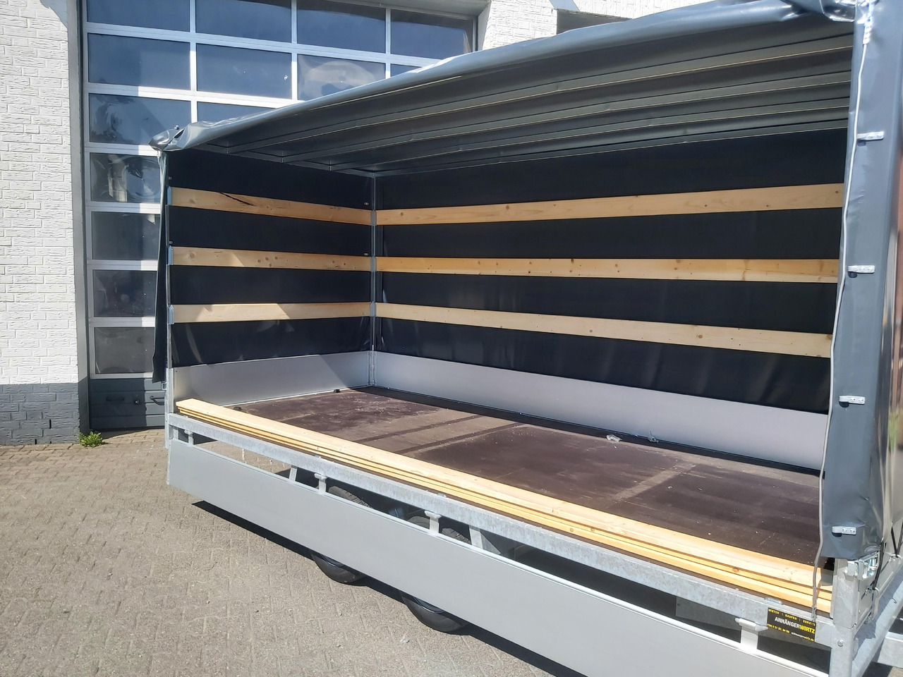 Anssems Hochlader PSX - S 3000 405x178x30cm 180cm Hochplane grau (XL) 3000kg Aktion - Remolque con toldo: foto 2 Anssems Hochlader PSX - S 3000 405x178x30cm 180cm Hochplane grau (XL) 3000kg Aktion - Remolque con toldo: foto 2