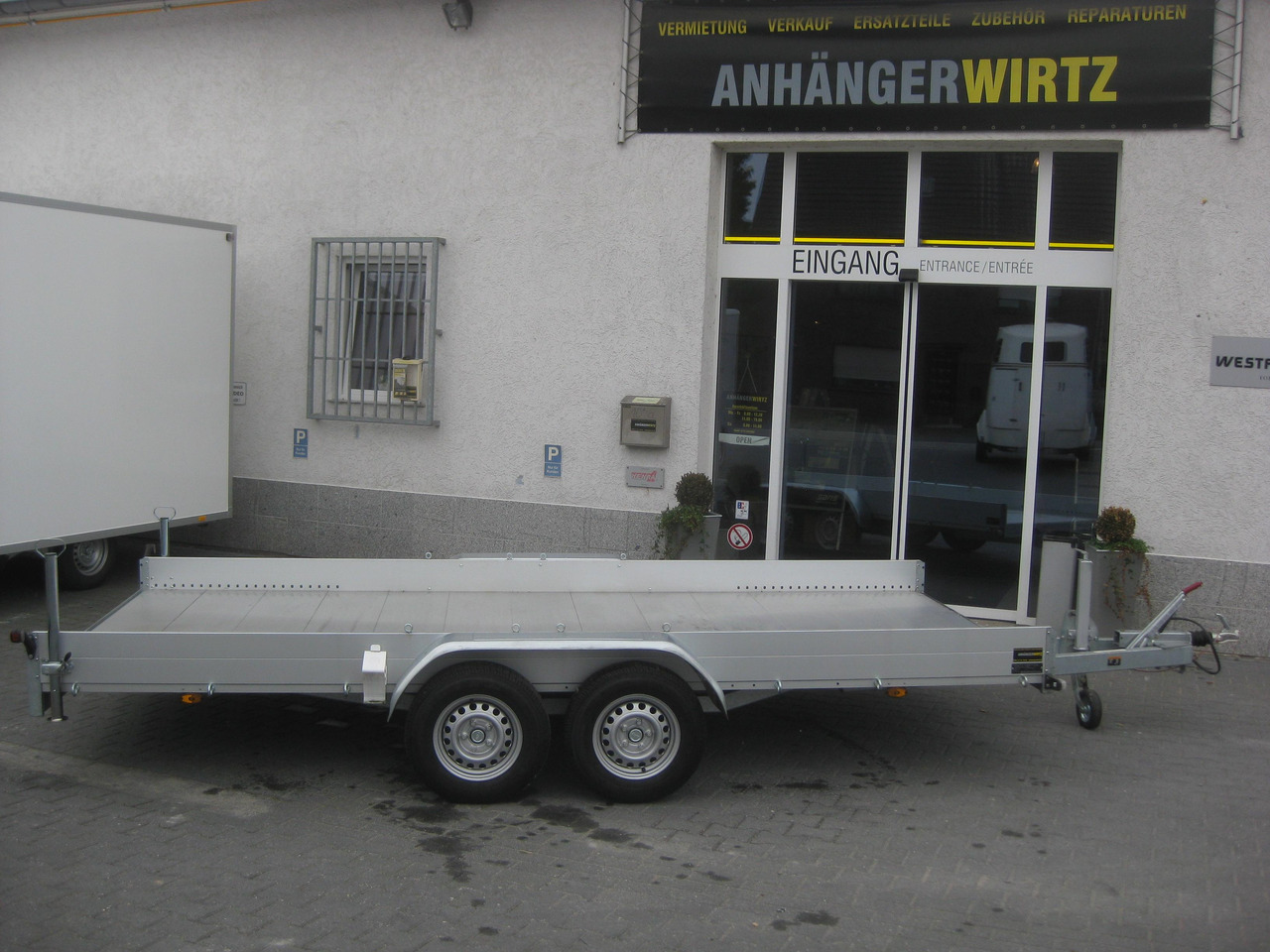Anssems Transporter AMT 2500 407x180x18cm Aluboden Alurampen Seilwinde 2500kg online - Remolque portavehículos: foto 3 Anssems Transporter AMT 2500 407x180x18cm Aluboden Alurampen Seilwinde 2500kg online - Remolque portavehículos: foto 3