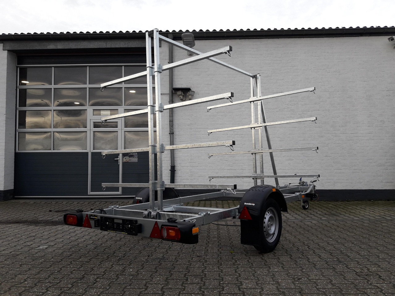 Brenderup Boattrailer Bootsanhänger 161000B CX Kanu / Kayak SUP Board Gestell 1000kg Online Aktion - Remolque para barco: foto 5 Brenderup Boattrailer Bootsanhänger 161000B CX Kanu / Kayak SUP Board Gestell 1000kg Online Aktion - Remolque para barco: foto 5