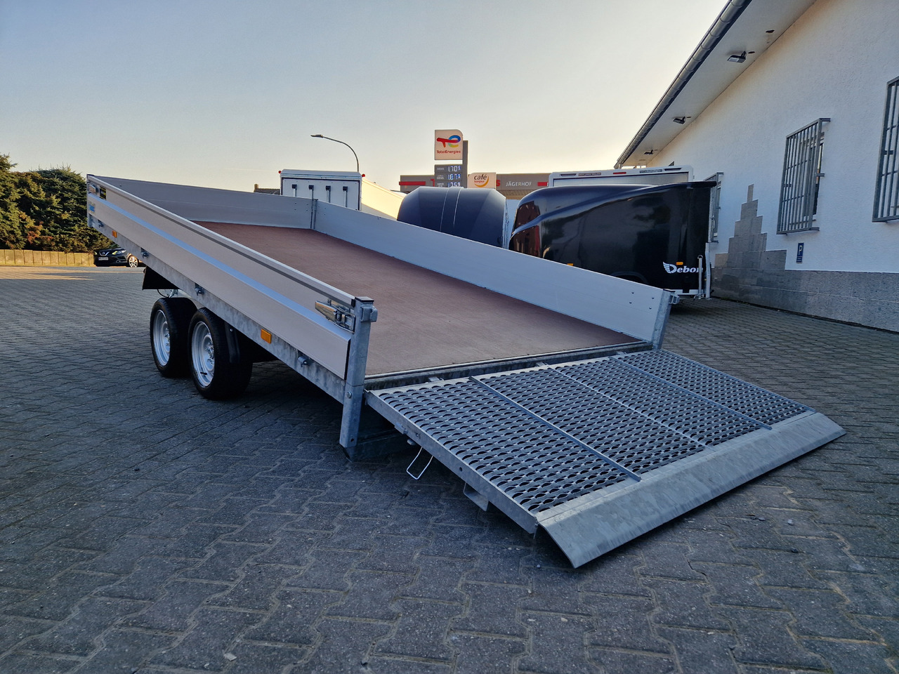 Hapert Indigo HT-2 405x201x30cm ankippbar Heckklappe Seilwinde 3500kg - Remolque porta maquinaria: foto 5 Hapert Indigo HT-2 405x201x30cm ankippbar Heckklappe Seilwinde 3500kg - Remolque porta maquinaria: foto 5