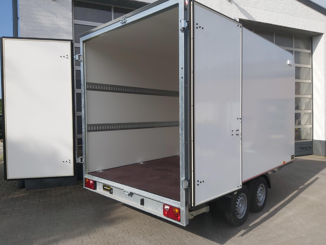 Remolque caja cerrada Hochlader Koffer TFSP 360T.00 360x200x210cm aero Zurrsystem IL (L) 2700kg 100km/H: foto 6