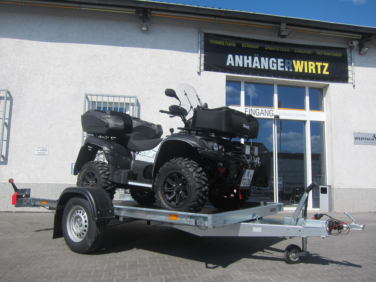 Remolque porta maquinaria Kleinfahrzeug Transporter Multi easyload UNI N13 - 305 305x166x10cm (M) 1300kg: foto 12