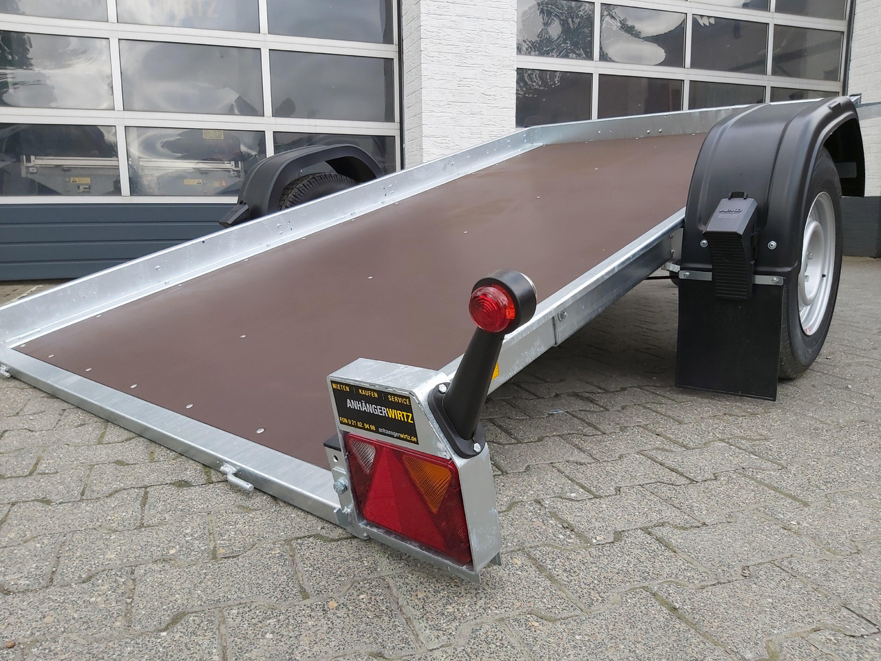 Remolque porta maquinaria Kleinfahrzeug Transporter Multi easyload UNI N13 - 305 305x166x10cm (M) 1300kg: foto 13