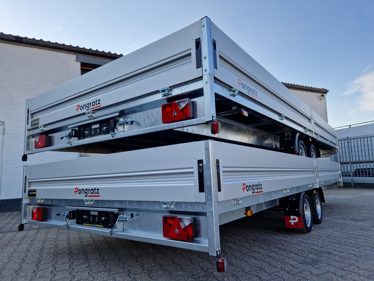 Pongratz Pritschenhochlader PHL 6030/24 T-AL-S 603x246x36cm Tandem 13" 3500kg Winter Aktion - Remolque plataforma/ Caja abierta: foto 3 Pongratz Pritschenhochlader PHL 6030/24 T-AL-S 603x246x36cm Tandem 13" 3500kg Winter Aktion - Remolque plataforma/ Caja abierta: foto 3