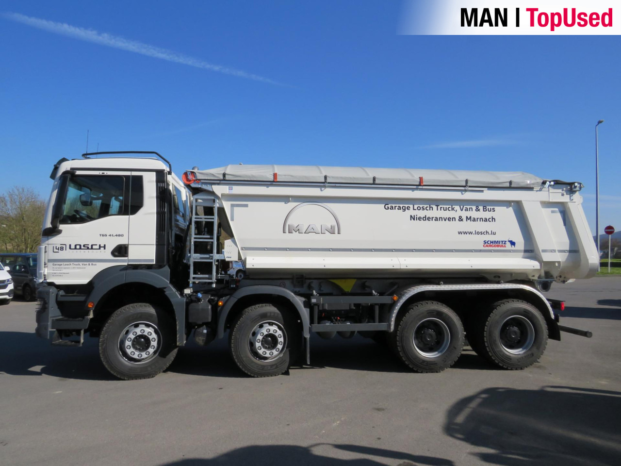 Camión volquete MAN TGS 41.480 8x4 BB CH Schmitz Muldenkipper Retarder: foto 10