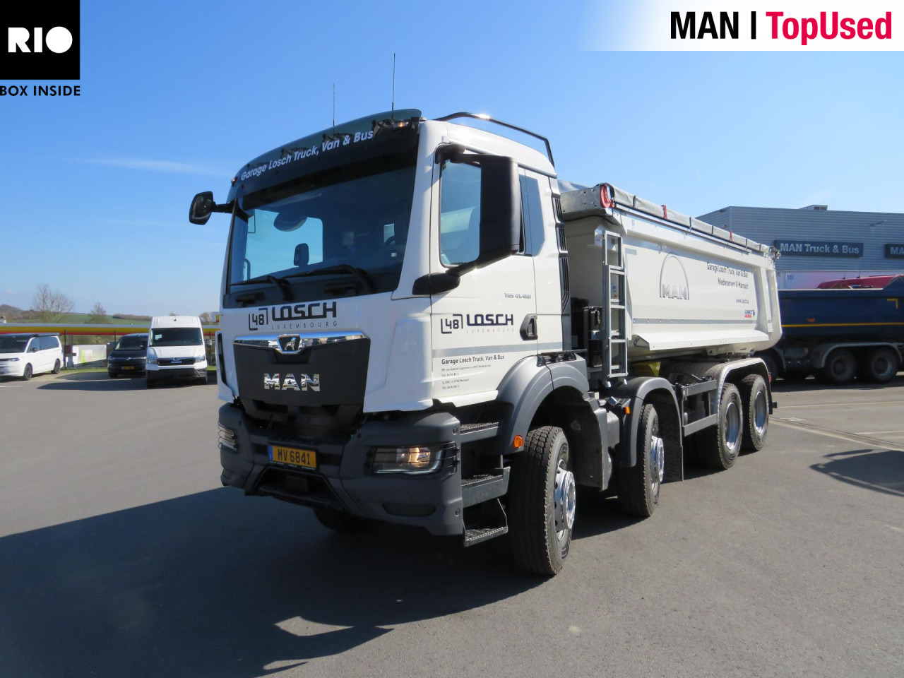 MAN TGS 41.480 8x4 BB CH Schmitz Muldenkipper Retarder - Camión volquete: foto 1 MAN TGS 41.480 8x4 BB CH Schmitz Muldenkipper Retarder - Camión volquete: foto 1