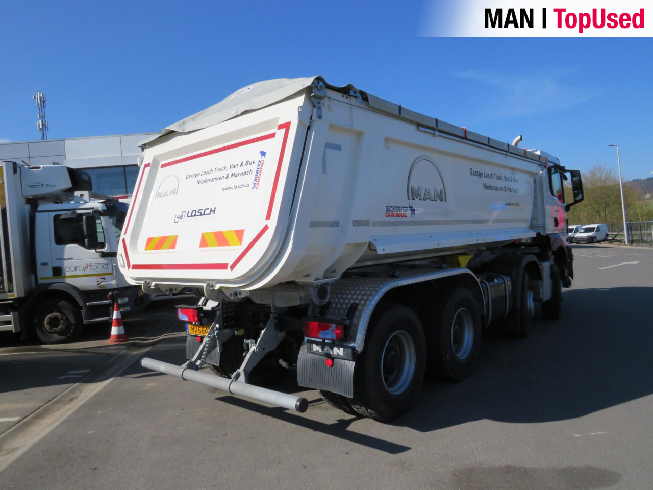 Camión volquete MAN TGS 41.480 8x4 BB CH Schmitz Muldenkipper Retarder: foto 13