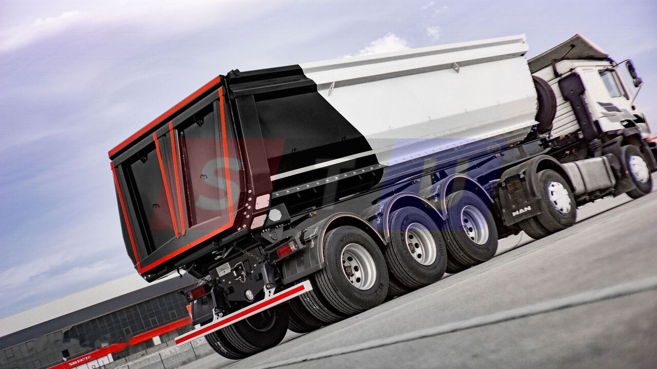 STU 3 AXLE TIPPER TRAILER / 3 ESSİEUX REMORQUE BENNE - Semirremolque volquete: foto 2 STU 3 AXLE TIPPER TRAILER / 3 ESSİEUX REMORQUE BENNE - Semirremolque volquete: foto 2