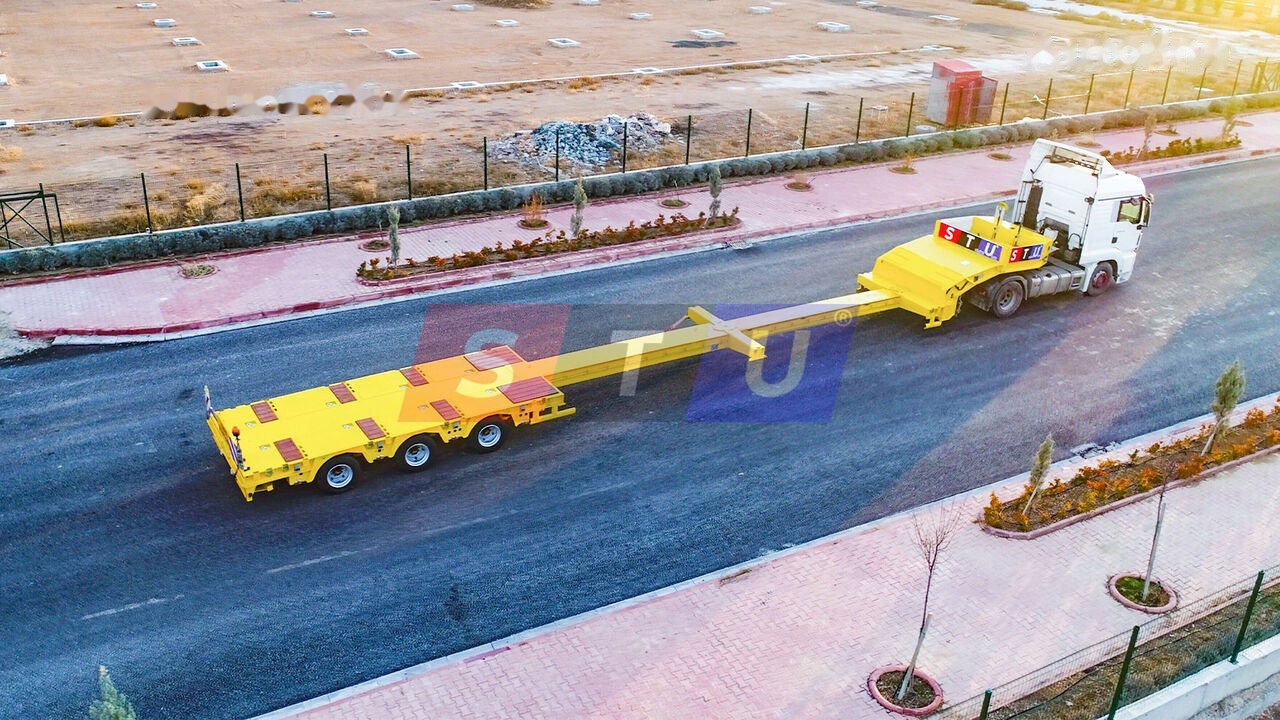 STU 3 Axle Hydraulic Steering Low Loader - Semirremolque góndola rebajadas: foto 1 STU 3 Axle Hydraulic Steering Low Loader - Semirremolque góndola rebajadas: foto 1