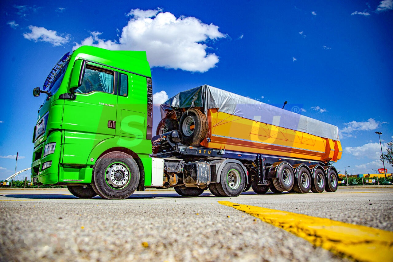 STU 4 AXLE TIPPER TRAILER / 4 ESSİEUX BENNE REMORQUE - Semirremolque volquete: foto 5 STU 4 AXLE TIPPER TRAILER / 4 ESSİEUX BENNE REMORQUE - Semirremolque volquete: foto 5