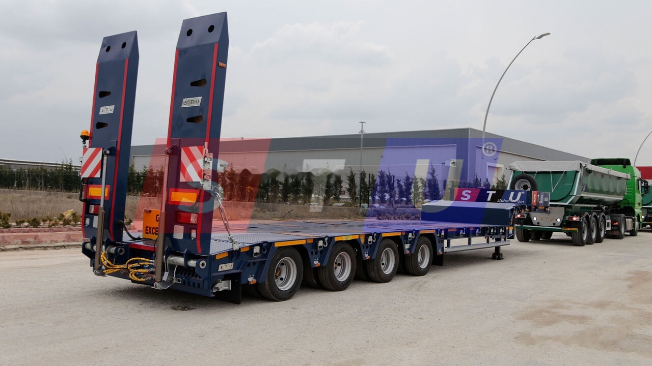 Leasing de STU 4 Axle Extendable Lowbed Trailer STU 4 Axle Extendable Lowbed Trailer: foto 22