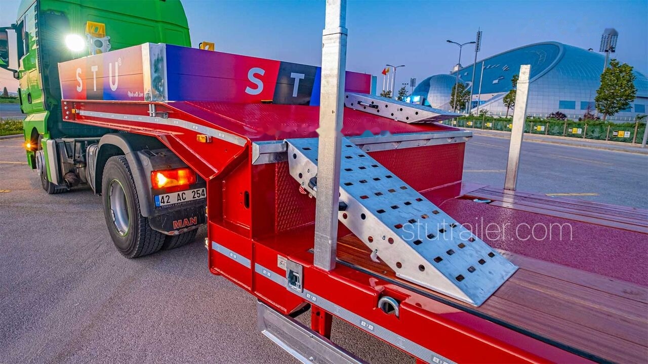 Leasing de STU 4 Axle Extendable Lowbed Trailer STU 4 Axle Extendable Lowbed Trailer: foto 17