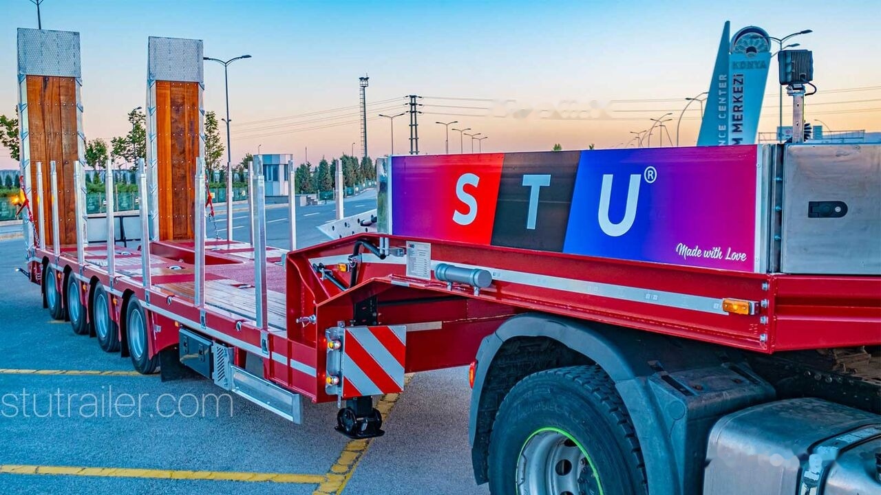 Leasing de STU 4 Axle Extendable Lowbed Trailer STU 4 Axle Extendable Lowbed Trailer: foto 16