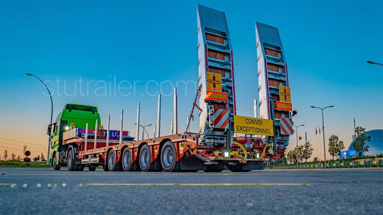 STU 4 Axle Extendable Lowbed Trailer - Semirremolque góndola rebajadas: foto 1 STU 4 Axle Extendable Lowbed Trailer - Semirremolque góndola rebajadas: foto 1