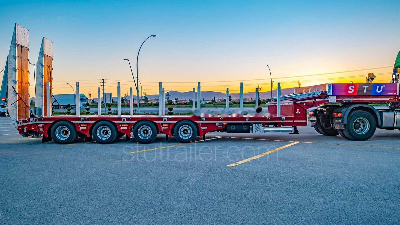 Leasing de STU 4 Axle Extendable Lowbed Trailer STU 4 Axle Extendable Lowbed Trailer: foto 8