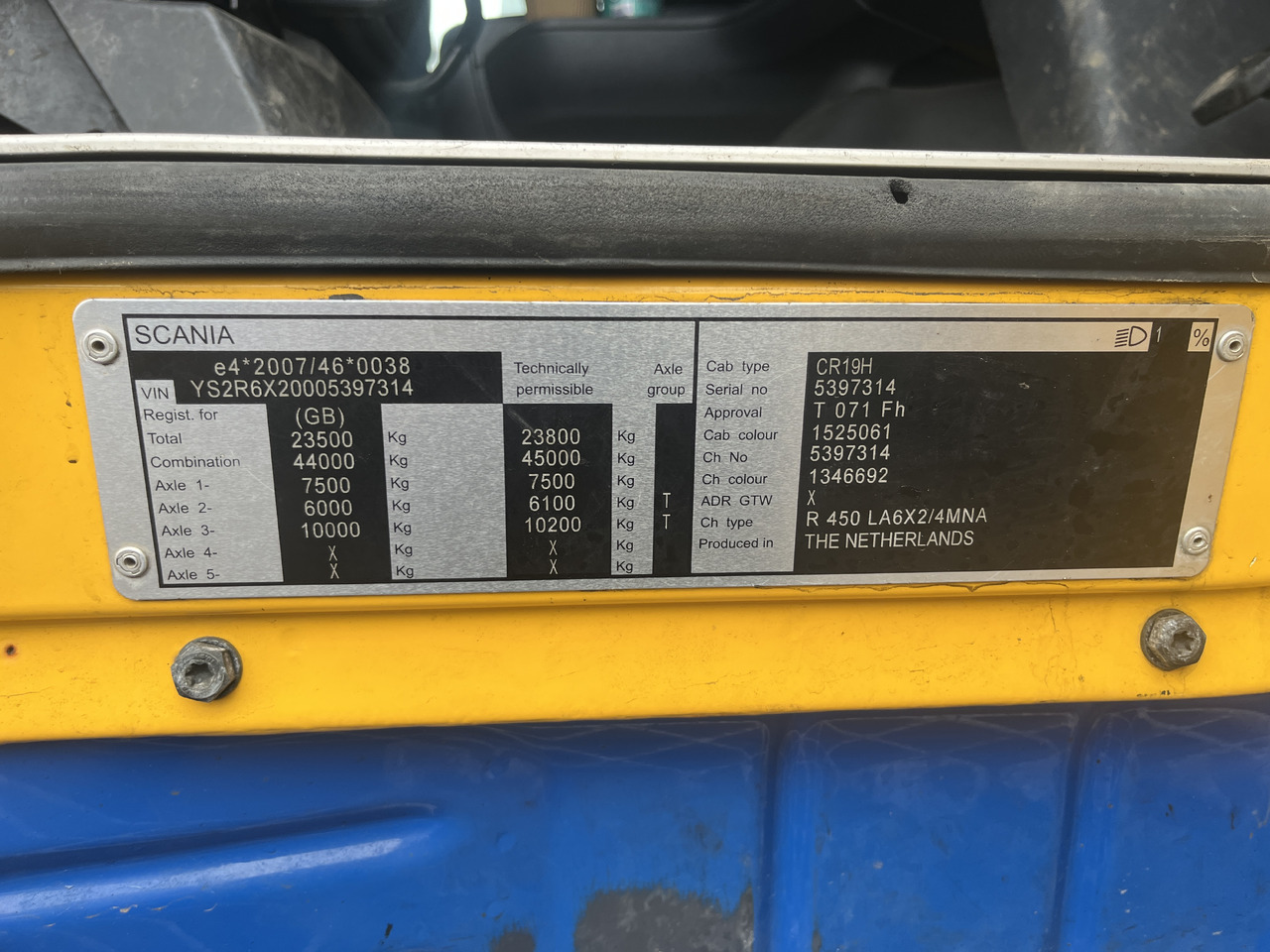 Scania R450 - Cabeza tractora: foto 5 Scania R450 - Cabeza tractora: foto 5