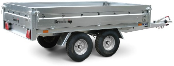 Brenderup 3251S TB1000, 1000 kg, Stahl Hochlader, 2500 x 1420 x 350 mm - Remolque de coche: foto 4 Brenderup 3251S TB1000, 1000 kg, Stahl Hochlader, 2500 x 1420 x 350 mm - Remolque de coche: foto 4