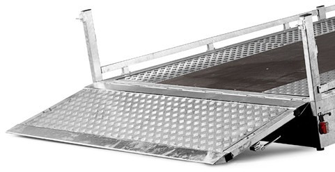 Brenderup 6420 Alu, 64203500, Hochlader kippbar 3,5 t. 4080x2050x100mm - Remolque de coche: foto 2 Brenderup 6420 Alu, 64203500, Hochlader kippbar 3,5 t. 4080x2050x100mm - Remolque de coche: foto 2