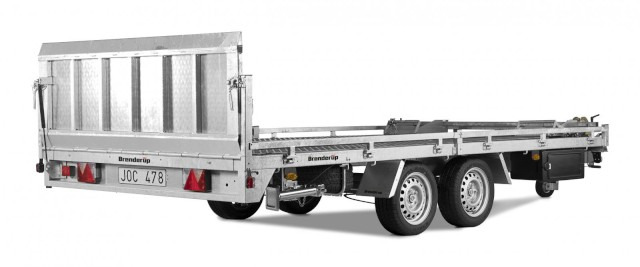 Brenderup 6420 Alu, 64203500, Hochlader kippbar 3,5 t. 4080x2050x100mm - Remolque de coche: foto 5 Brenderup 6420 Alu, 64203500, Hochlader kippbar 3,5 t. 4080x2050x100mm - Remolque de coche: foto 5