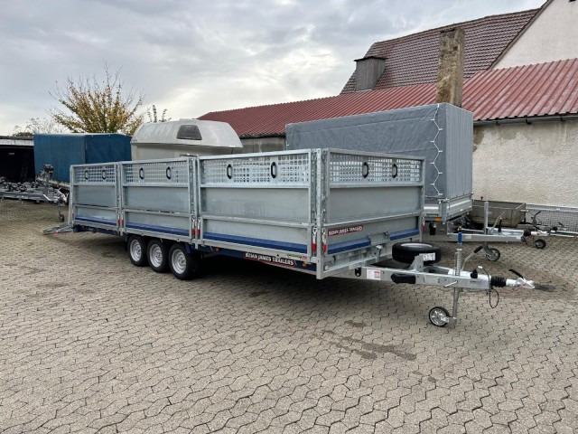Brian James Cargo Connect Universalanhänger 476-6022-35-3-12, 6000 x 2250 x 300 mm, 3,5 to., 12 Zoll - Remolque de coche: foto 1 Brian James Cargo Connect Universalanhänger 476-6022-35-3-12, 6000 x 2250 x 300 mm, 3,5 to., 12 Zoll - Remolque de coche: foto 1