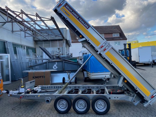 Brian James Cargo Tipper Heckkipper 3-achs, 526-4020-35-3-12, 4000 x 2000 x 300 mm, 3,5 to. - Remolque volquete: foto 1 Brian James Cargo Tipper Heckkipper 3-achs, 526-4020-35-3-12, 4000 x 2000 x 300 mm, 3,5 to. - Remolque volquete: foto 1