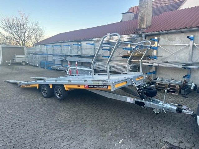 Brian James T Transporter, 231-5021-35-2-12, 5000 x 2150 mm, 3,5 to. kippbar mit Auffahrrampen - Remolque portavehículos: foto 1 Brian James T Transporter, 231-5021-35-2-12, 5000 x 2150 mm, 3,5 to. kippbar mit Auffahrrampen - Remolque portavehículos: foto 1