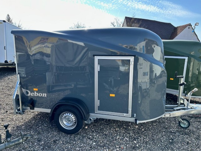 Cheval Liberte Debon Fourgon Cargo 2 Poly + Türe Eisengrau 1300 kg, 100 km/h, 300x155x168cm - Remolque caja cerrada: foto 3 Cheval Liberte Debon Fourgon Cargo 2 Poly + Türe Eisengrau 1300 kg, 100 km/h, 300x155x168cm - Remolque caja cerrada: foto 3