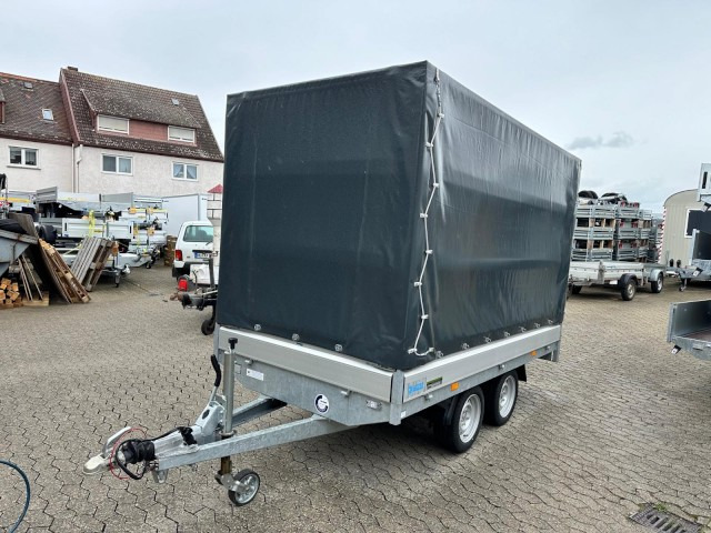 Hapert Azure H-2 Hochlader 3050 x 1600 x 300 mm, mit Plane 180 cm anthrazit ZG 2,0 to. - Remolque de coche: foto 5 Hapert Azure H-2 Hochlader 3050 x 1600 x 300 mm, mit Plane 180 cm anthrazit ZG 2,0 to. - Remolque de coche: foto 5