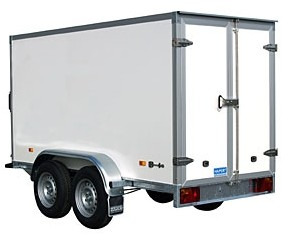 Hapert Sapphire L-2 400x180x210cm, ZG 3,0 to., Koffer Türe - Remolque caja cerrada: foto 1 Hapert Sapphire L-2 400x180x210cm, ZG 3,0 to., Koffer Türe - Remolque caja cerrada: foto 1