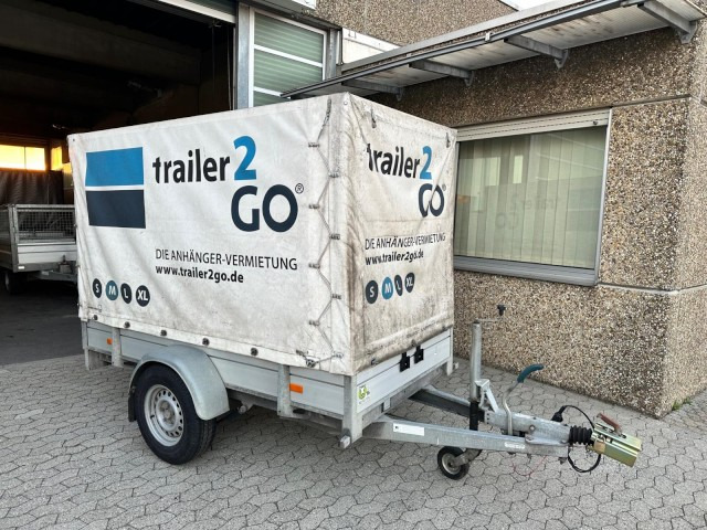 Hapert Tieflader Amigo mit Hochplane 2600 x 1300 x 310 mm, ZG 1,35 to. - Remolque de coche: foto 1 Hapert Tieflader Amigo mit Hochplane 2600 x 1300 x 310 mm, ZG 1,35 to. - Remolque de coche: foto 1
