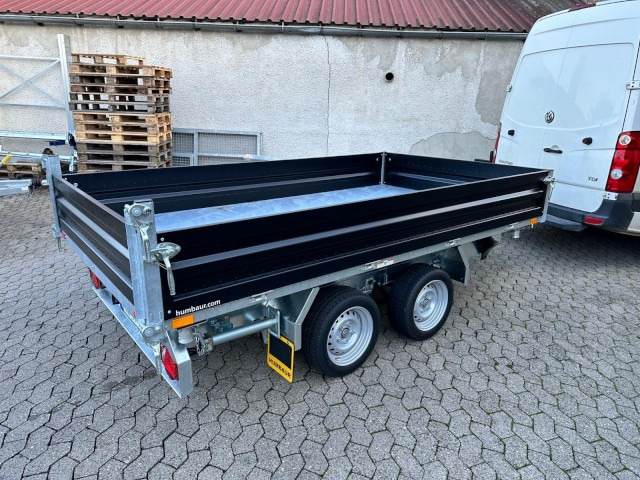 Humbaur 3-Seitenkipper HTK 3500.31 Alu black edition , 3140 x 1750 x 350 mm, 3,5 to. - Remolque volquete: foto 1 Humbaur 3-Seitenkipper HTK 3500.31 Alu black edition , 3140 x 1750 x 350 mm, 3,5 to. - Remolque volquete: foto 1