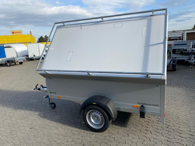 Humbaur HA 132513-5 mit Holz-Alu Deckel mit Reling 1300 kg, 2510 x 1310 x 500mm, 100 km/h - Remolque de coche: foto 2 Humbaur HA 132513-5 mit Holz-Alu Deckel mit Reling 1300 kg, 2510 x 1310 x 500mm, 100 km/h - Remolque de coche: foto 2