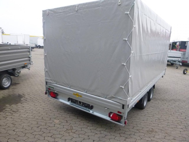 Humbaur HN 254118 Hochlader mit Hochplane 2,5 to. 4100 x 1850 x 350 mm - Remolque de coche: foto 4 Humbaur HN 254118 Hochlader mit Hochplane 2,5 to. 4100 x 1850 x 350 mm - Remolque de coche: foto 4