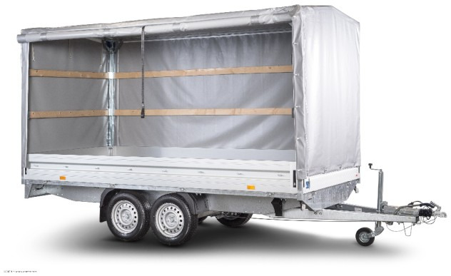 Humbaur HT 254118 Hochlader mit Plane 4100x1850x350mm - Remolque de coche: foto 4 Humbaur HT 254118 Hochlader mit Plane 4100x1850x350mm - Remolque de coche: foto 4