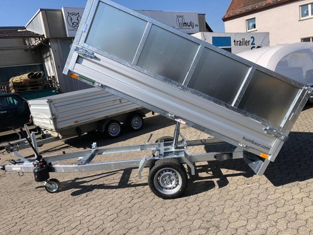 Humbaur HUK 152715 Heckkipper Blechaufsatz 1,5 t. 2680 x 1500 x 300mm - Remolque volquete: foto 4 Humbaur HUK 152715 Heckkipper Blechaufsatz 1,5 t. 2680 x 1500 x 300mm - Remolque volquete: foto 4