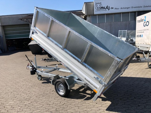 Humbaur HUK 182715 Heckkipper Blechaufsatz 1,8 t. 2680 x 1500 x 300mm - Remolque volquete: foto 1 Humbaur HUK 182715 Heckkipper Blechaufsatz 1,8 t. 2680 x 1500 x 300mm - Remolque volquete: foto 1