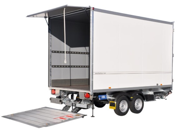 Humbaur Hebebühnenanhänger HK 35 45 22 V-Deichsel, 3,5 to. 4180 x 2135 x 2085 mm - Remolque caja cerrada: foto 1 Humbaur Hebebühnenanhänger HK 35 45 22 V-Deichsel, 3,5 to. 4180 x 2135 x 2085 mm - Remolque caja cerrada: foto 1