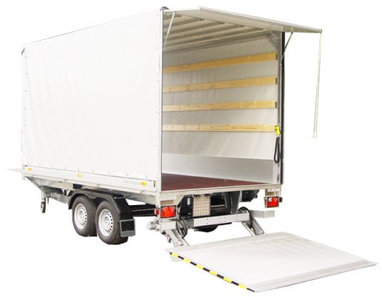 Humbaur Hebebühnenanhänger HT 35 42 22, 3,5 to. 4170 x 2175 x 2100 mm - Remolque con toldo: foto 1 Humbaur Hebebühnenanhänger HT 35 42 22, 3,5 to. 4170 x 2175 x 2100 mm - Remolque con toldo: foto 1