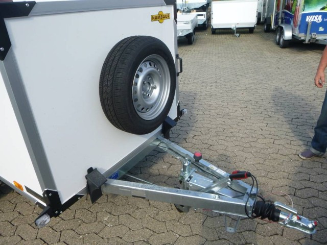 Humbaur Koffer HK 132513-10P, 100 km/h 1,3 t. 2510 x 1310 x 1000 mm - Remolque caja cerrada: foto 2 Humbaur Koffer HK 132513-10P, 100 km/h 1,3 t. 2510 x 1310 x 1000 mm - Remolque caja cerrada: foto 2