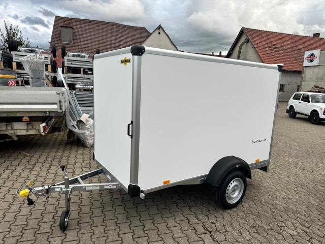 Humbaur Koffer HK 752513-15P, 0,75 t. 2510 x 1310 x 1520 mm, 100 km/h - Remolque caja cerrada: foto 1 Humbaur Koffer HK 752513-15P, 0,75 t. 2510 x 1310 x 1520 mm, 100 km/h - Remolque caja cerrada: foto 1
