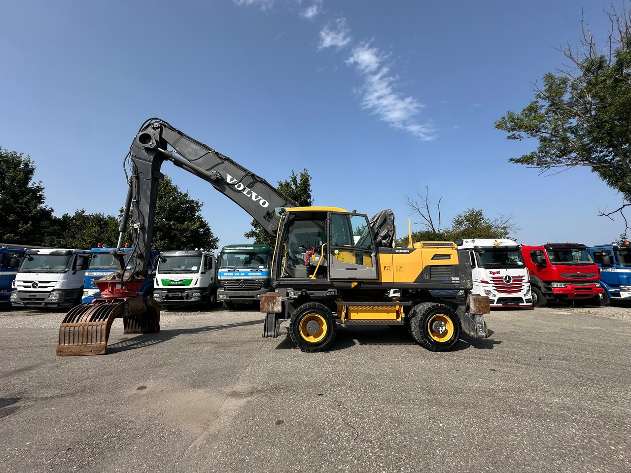 VOLVO EW 210 D 24t Greifer - Excavadora: foto 2 VOLVO EW 210 D 24t Greifer - Excavadora: foto 2