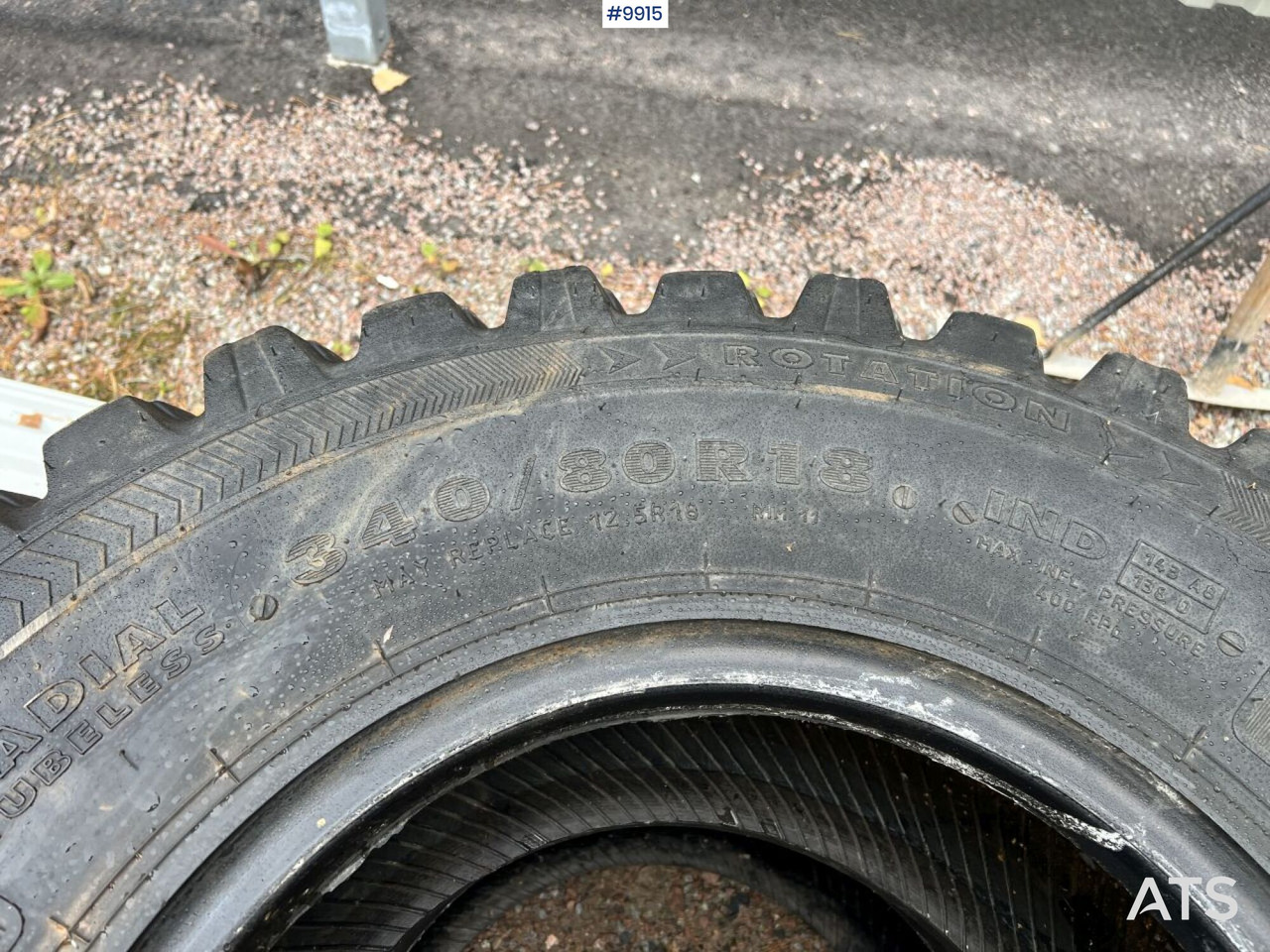 2 st NOKIAN 340/80R18 däck - Neumático para Maquinaria de construcción: foto 3 2 st NOKIAN 340/80R18 däck - Neumático para Maquinaria de construcción: foto 3
