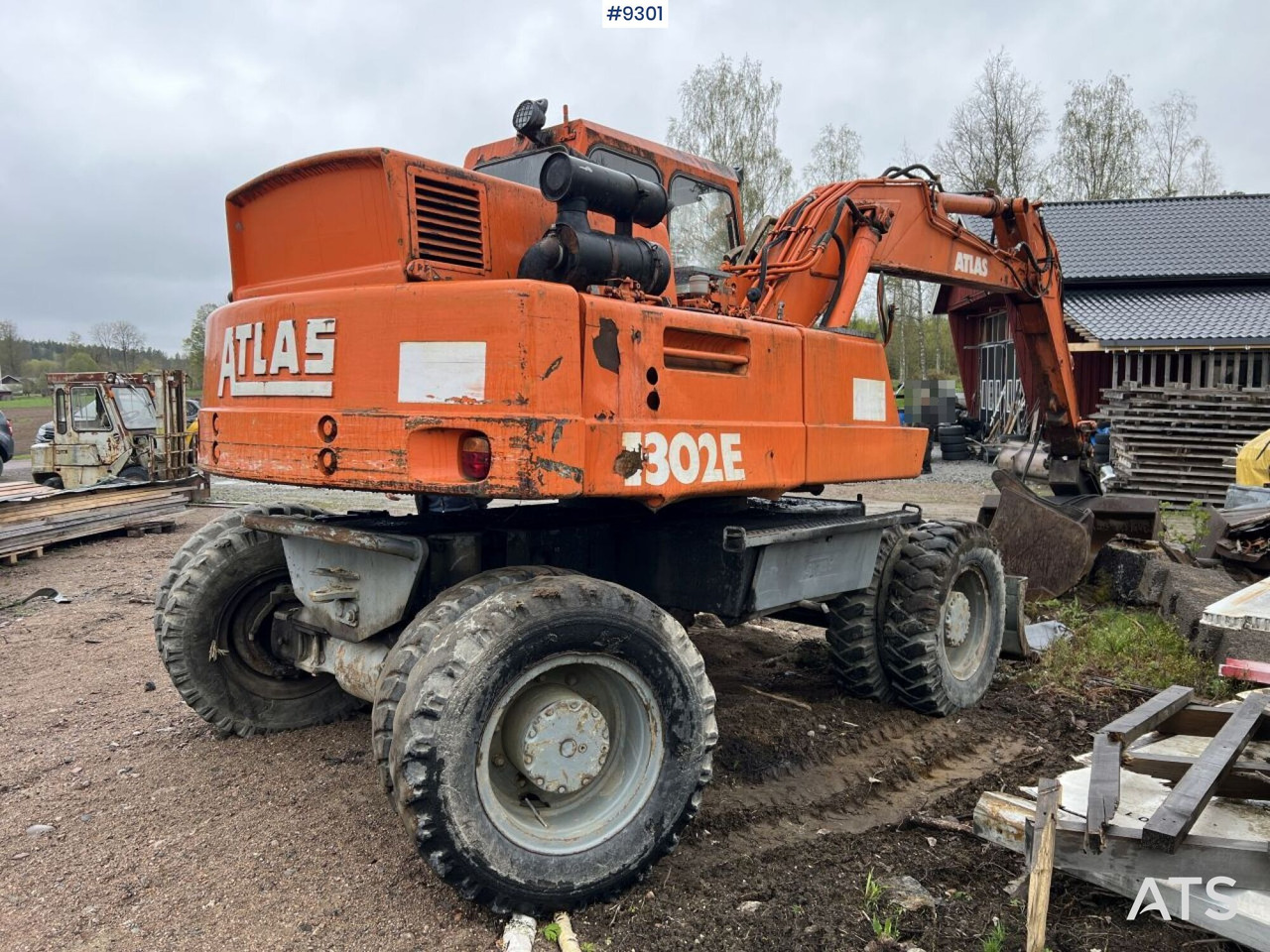 Atlas 1302 E Wheeled excavator with attachments (VIDEO) - Excavadora de ruedas: foto 5 Atlas 1302 E Wheeled excavator with attachments (VIDEO) - Excavadora de ruedas: foto 5