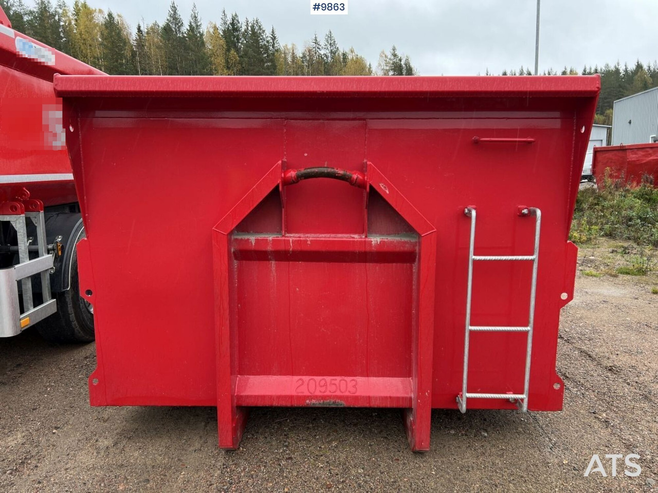 Contenedor de gancho B.K:s Lastväxlarflak - Sparsamt använd: foto 10