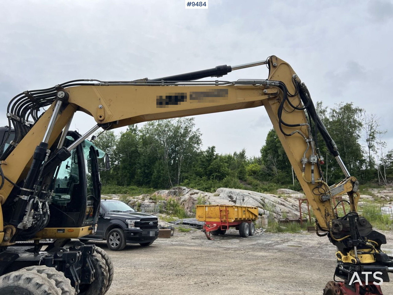 Excavadora de ruedas CAT M313D with tipping wagon and attachments (VIDEO): foto 14