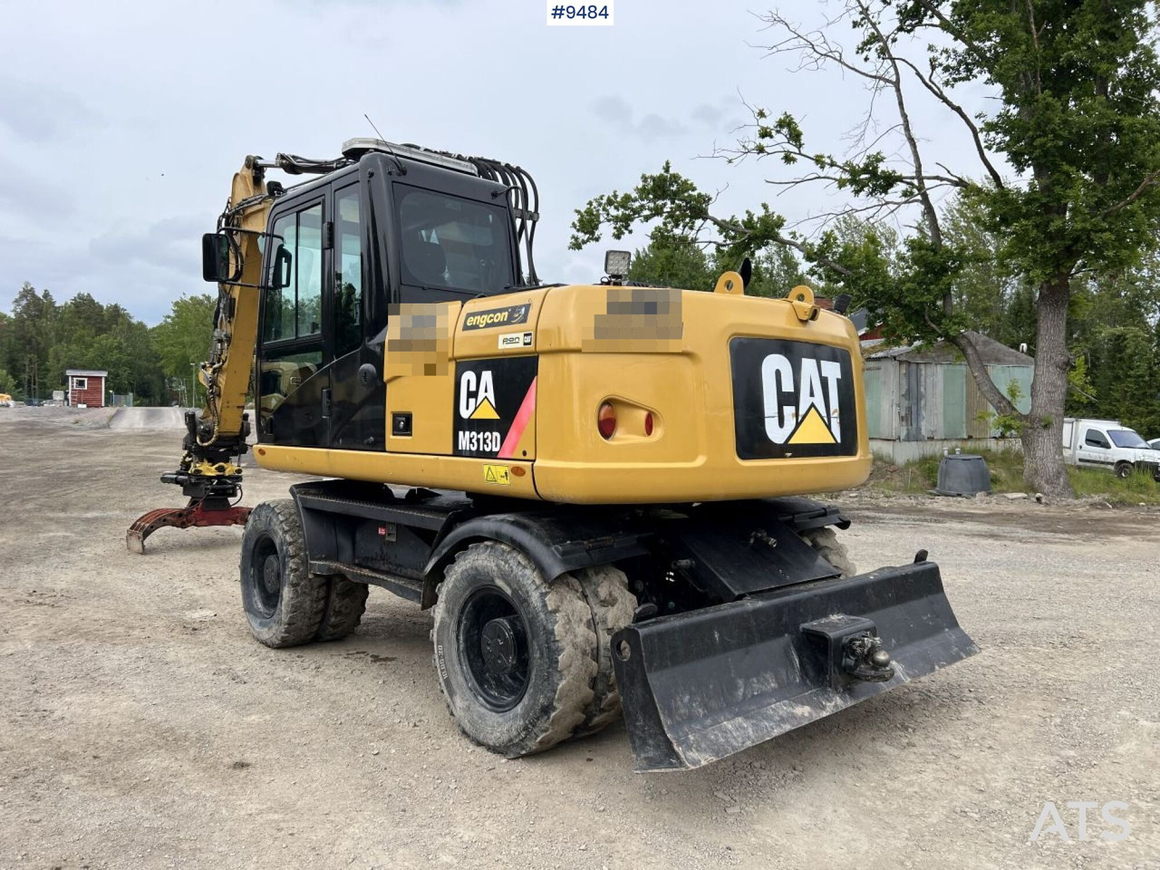 Excavadora de ruedas CAT M313D with tipping wagon and attachments (VIDEO): foto 8
