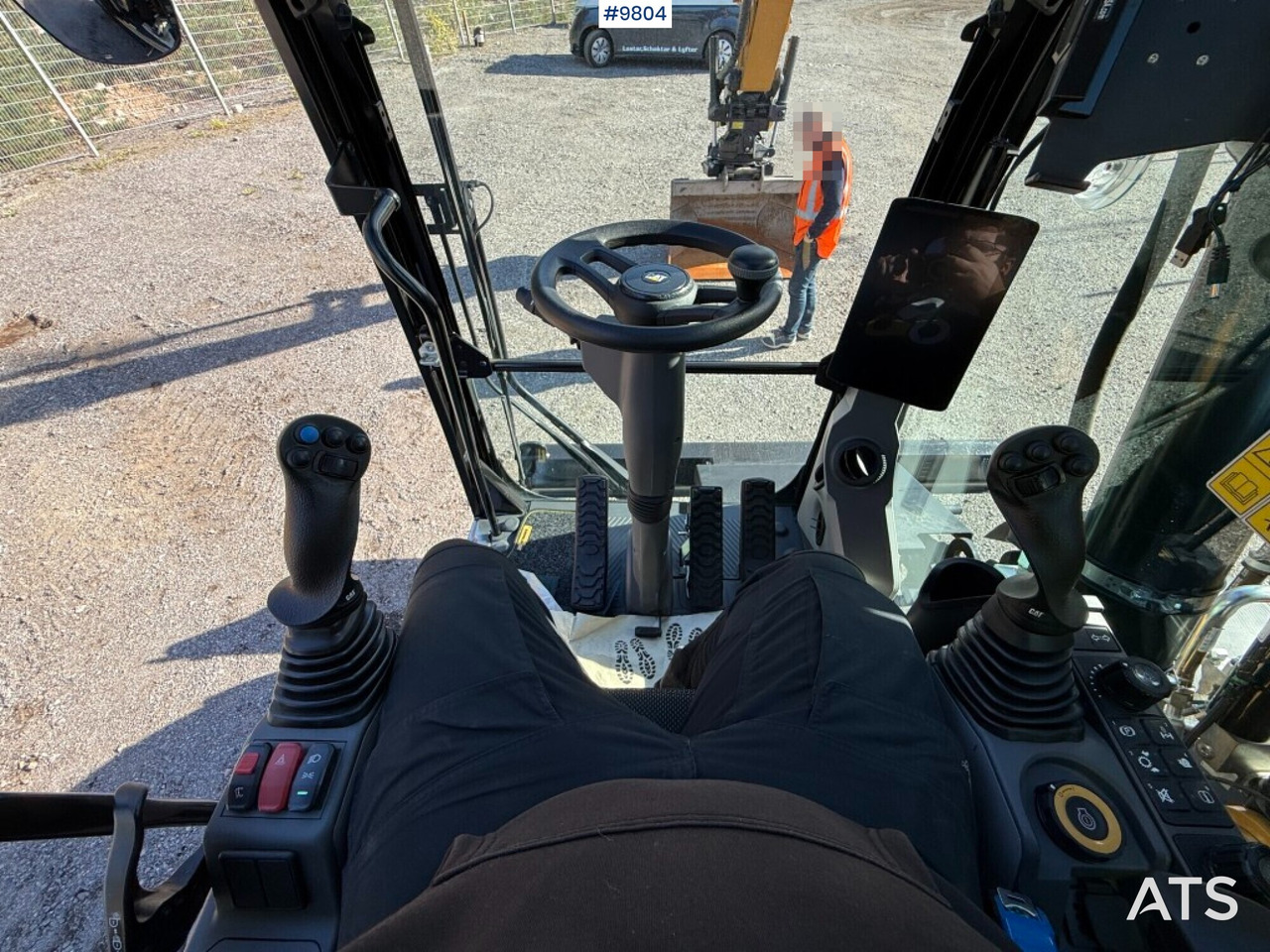 Leasing de  CAT M316 wheel excavator with tiltrotator, 3D excavation system, and grader bucket CAT M316 wheel excavator with tiltrotator, 3D excavation system, and grader bucket: foto 9
