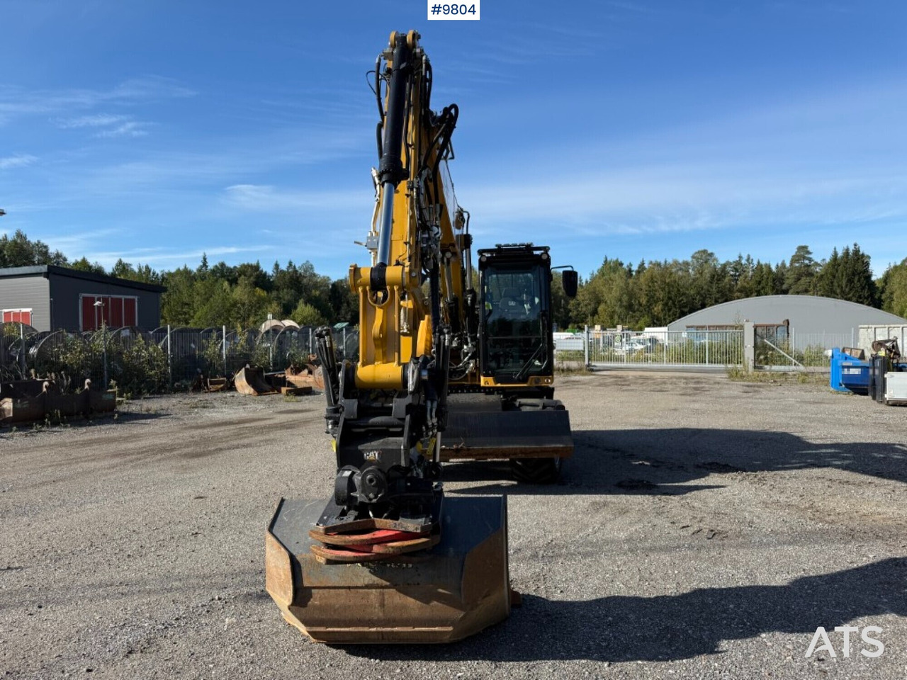 Leasing de  CAT M316 wheel excavator with tiltrotator, 3D excavation system, and grader bucket CAT M316 wheel excavator with tiltrotator, 3D excavation system, and grader bucket: foto 7